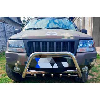 Kængurubøjle WT004 (rustfrit stål) Jeep Grand Cherokee WJ 1999–2004 foto 2