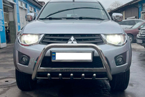 Mitsubishi L200 2006–2015 Kængurubøjle WT004 (rustfrit stål) foto 2