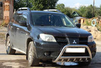 Mitsubishi Outlander 2001–2006 Kængurugitter WT003 (rustfrit stål) foto 4