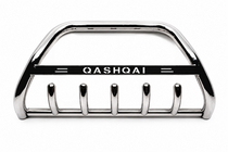 Nissan Qashqai 2007–2010 Kængurubøjle WT004 (rustfrit stål) foto 2