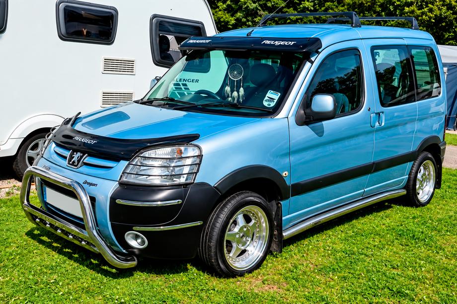 Peugeot Partner 1996–2008 Kængurubøjle WT004 (rustfrit stål) Image