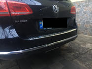 Volkswagen Passat B7 2012–2015 Bagkofangerbeskytter OmsaLine Blank (SW, rustfrit stål) foto 2