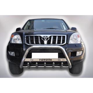 Kængurubøjle WT004 (rustfrit stål) Toyota Land Cruiser Prado 120 2002–2009 foto 1