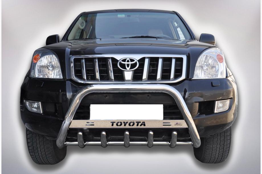 Toyota Land Cruiser Prado 120 2002–2009 Kængurubøjle WT004 (rustfrit stål) Image
