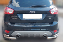 Ford Kuga 2008–2013 Bageste dobbelte hjørnebøjler AK003-double (2 stk., rustfrit stål) foto 1