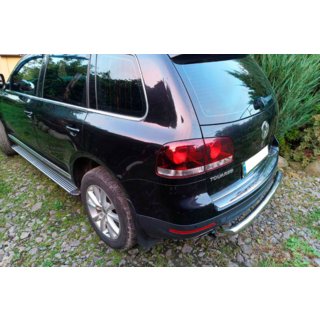 Bageste beskyttelsesbøjle AK002 (2 stk., rustfrit stål) Volkswagen Touareg 2002–2010 foto 1