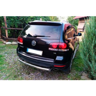 Bageste beskyttelsesbøjle AK002 (2 stk., rustfrit stål) Volkswagen Touareg 2002–2010 foto 2
