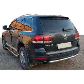 Bageste beskyttelsesbøjle AK002 (2 stk., rustfrit stål) Volkswagen Touareg 2002–2010 foto 3