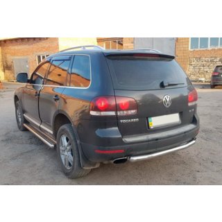 Bageste beskyttelsesbøjle AK002 (2 stk., rustfrit stål) Volkswagen Touareg 2002–2010 foto 4