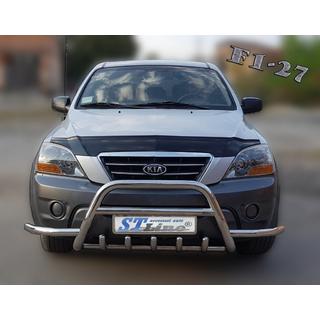 Kængurugitter WT003-Exclusive (rustfrit stål) Kia Sorento I BL 2002–2009 foto 2