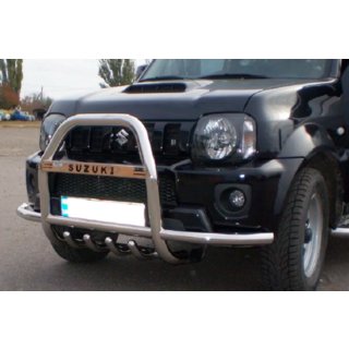 Kofangerbøjle QT007-Exclusive (med påskrift, rustfri stål) Suzuki Jimny 1998–2018 foto 3