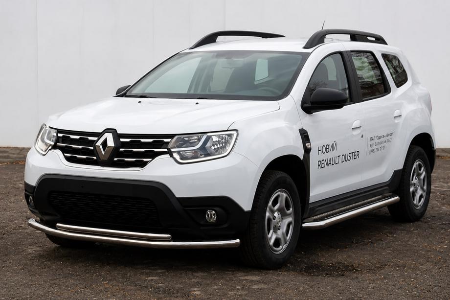 Dacia Duster 2018–2024 Frontbøjle F3-10 (rustfrit stål) Image