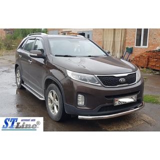 Frontbøjle ST008 (2013-2015, rustfrit stål) Kia Sorento II XM 2009–2014 foto 2