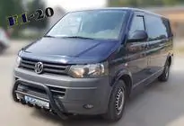Volkswagen T5 2010–2015 Bullbar WT003 Black (rustfrit stål) foto 2