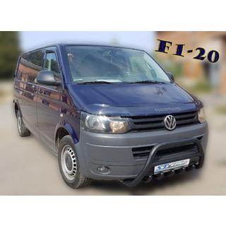 Bullbar WT003 Black (rustfrit stål) Volkswagen T5 2010–2015 foto 3