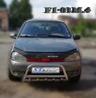 Lada Kalina 2004–2011 Bullbar WT003 (60 mm, rustfrit stål) foto 2