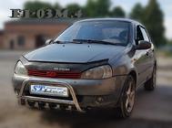Lada Kalina 2004–2011 Bullbar WT003 (60 mm, rustfrit stål) foto 3