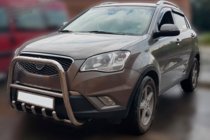 SsangYong Korando 2010–2019 Kængurubøjle F1-40 (rustfrit stål) foto 2