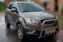 SsangYong Korando 2010–2019 Kængurubøjle F1-40 (rustfrit stål) foto 3