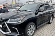 Lexus LX570/450d 2008–2022 Vindafvisere til vinduer 8 cm (4 stk., HIC) foto 7