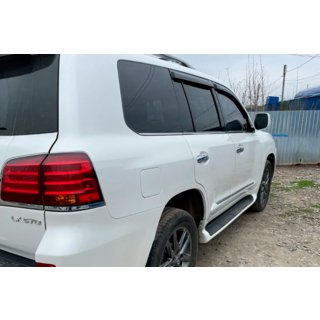 Vindafvisere til vinduer 8 cm (4 stk., HIC) Lexus LX570/450d 2008–2022 foto 2