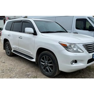 Vindafvisere til vinduer 8 cm (4 stk., HIC) Lexus LX570/450d 2008–2022 foto 3