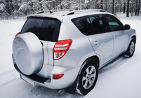 Toyota Rav 4 2006–2013 Skyport tagrælinger (grå) foto 2