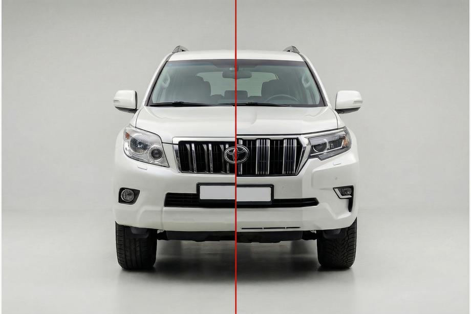 Toyota Land Cruiser Prado 150 2009–2023 Facelift-konverteringssæt fra 2009-2016 til 2017- (med Full LED-forlygter) Image