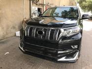 Toyota Land Cruiser Prado 150 2009–2023 Kofangerlip til for- og bagkofanger Modelista V1 (2017-) Hvid farve foto 9