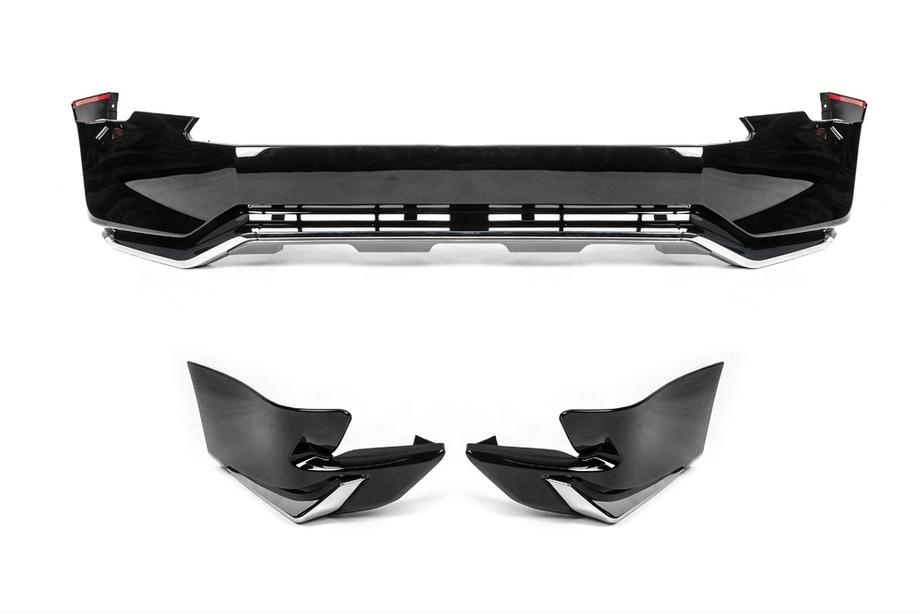 Toyota Land Cruiser Prado 150 2009–2023 Kofangerbeklaedning til for- og bagkofanger Jaos V1 (2017-) Sort farve Image