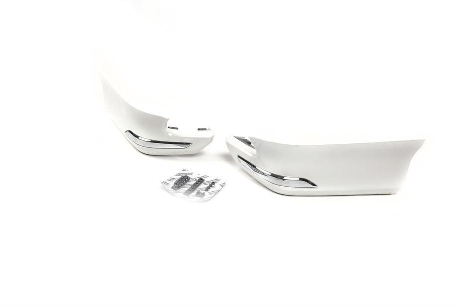 Toyota Land Cruiser Prado 150 2009–2023 Jaos kofangerbeklædning til for- og bagkofanger (2014-2017) Hvid farve Foto 9
