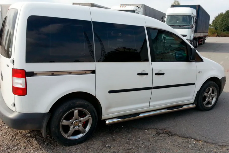 Volkswagen Caddy 2015–2020 Siderør BB002 (2 stk., rustfrit stål) Image