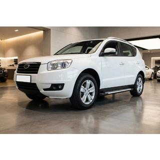 Sidetrin Allmond Grey (2 stk., aluminium) Geely Emgrand X7 2011– foto 1