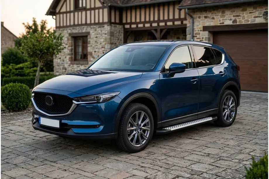Mazda CX-5 2017–2025 Sidetrin Allmond Grey (2 stk., aluminium) Image