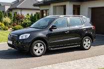 Geely Emgrand X7 2011– Sidetrin Allmond Black (2 stk., aluminium) foto 1