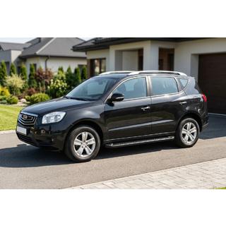 Sidetrin Allmond Black (2 stk., aluminium)
