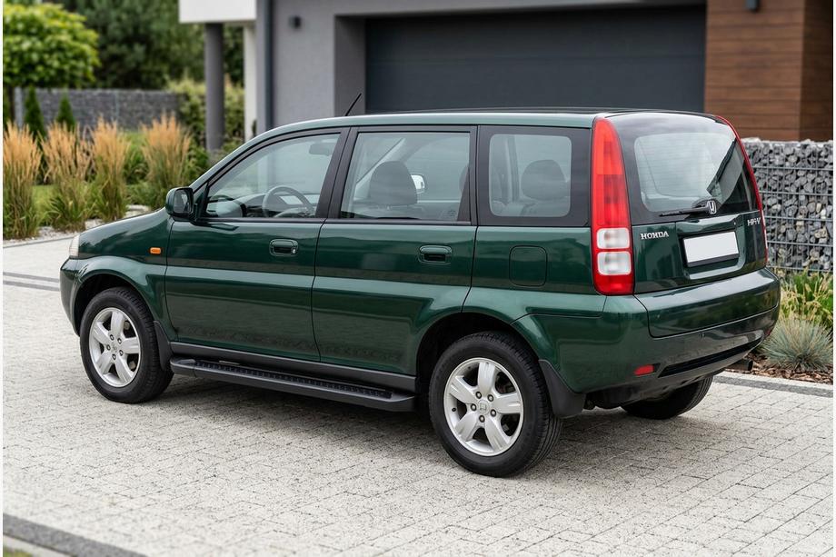 Honda HR-V 1998–2006 Sidetrin Allmond Black (2 stk., aluminium) Image