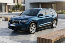 Skoda Kodiaq 2016–2023 Sidetrin Allmond Black (2 stk., aluminium) foto 1