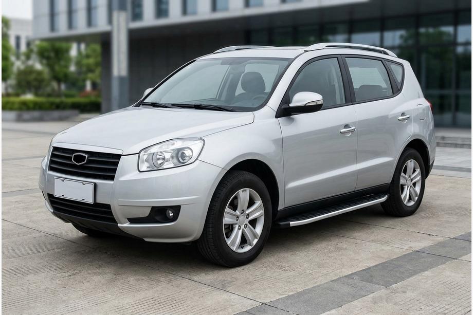 Geely Emgrand X7 2011– Sidetrin Fullmond (2 stk., aluminium) Image