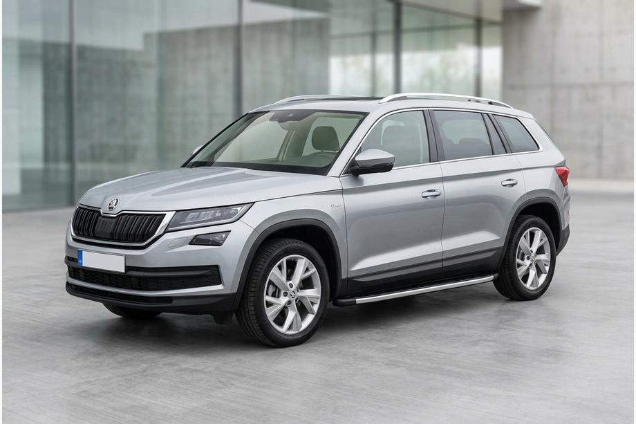 Skoda Kodiaq 2016–2023 Sidetrin Fullmond (2 stk., aluminium) Image