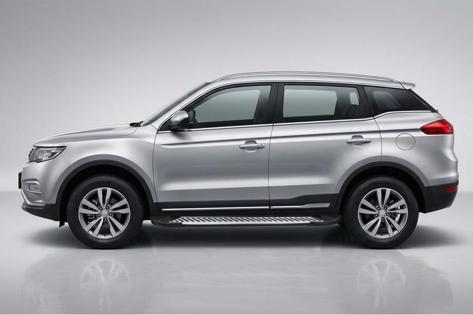 Geely Emgrand X7 2011– Sidetrin Line (2 stk., aluminium) Image