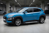 Hyundai Kona 2017–2023 Sidetrin Line (2 stk., aluminium) foto 1