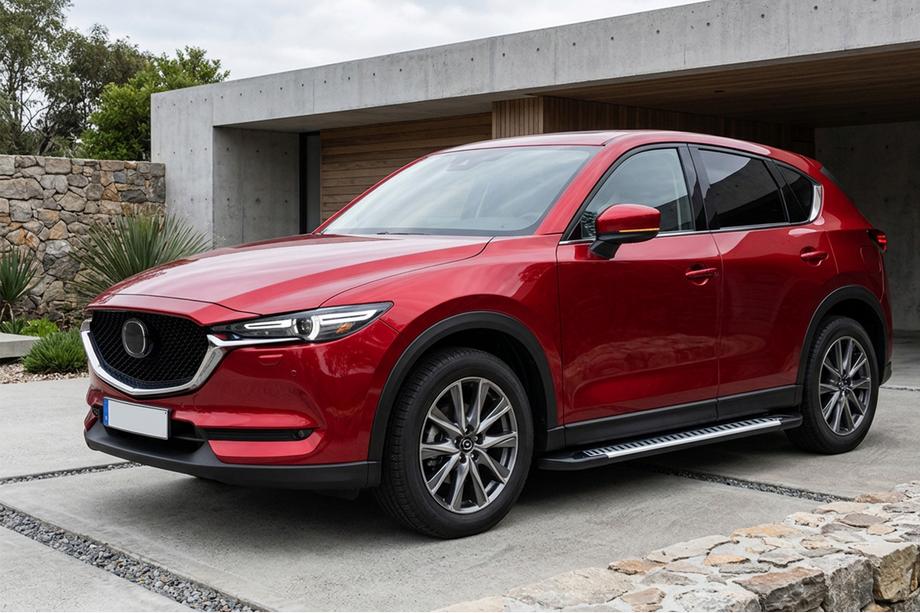 Mazda CX-5 2017–2025 Sidetrin Line (2 stk., aluminium) Foto 1