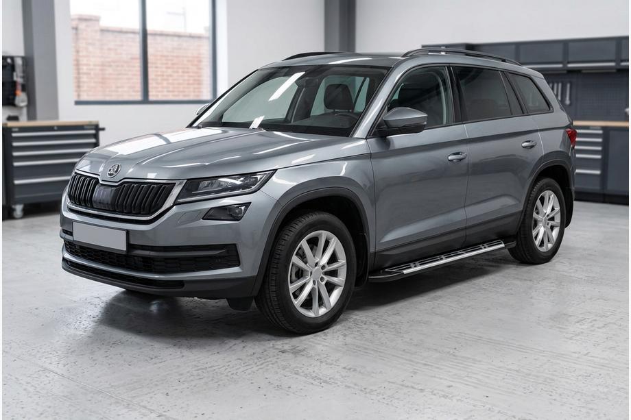 Skoda Kodiaq 2016–2023 Sunrise sidetrin (2 stk., aluminium) Image