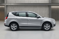 Geely Emgrand X7 2011– Sidetrin Tayga Grey (2 stk., aluminium) foto 1