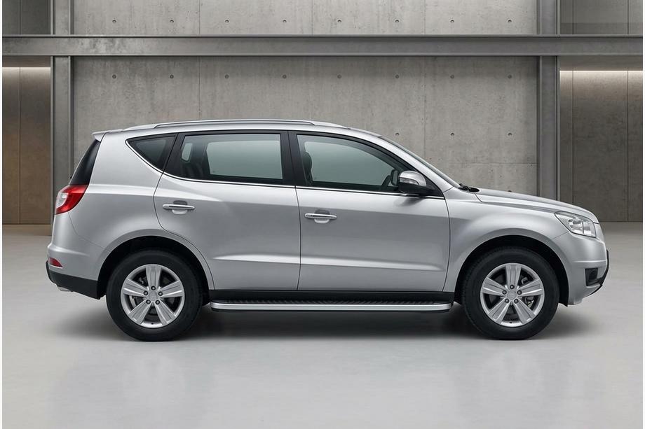 Geely Emgrand X7 2011– Sidetrin Tayga Grey (2 stk., aluminium) Image