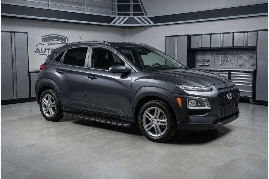 Hyundai Kona 2017–2023 Sidetrin Tayga Black (2 stk., aluminium) Image