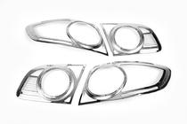 Hyundai Santa Fe 2 2006–2012 Stoplygte-kromcovers (2 stk., plast) foto 2