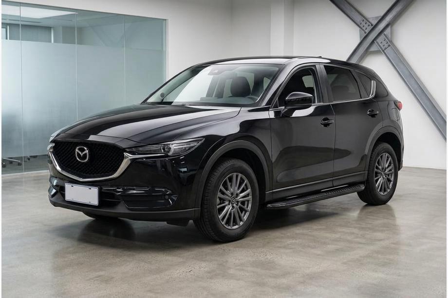 Mazda CX-5 2017–2025 Sidetrin Tayga Black (2 stk., aluminium) Image