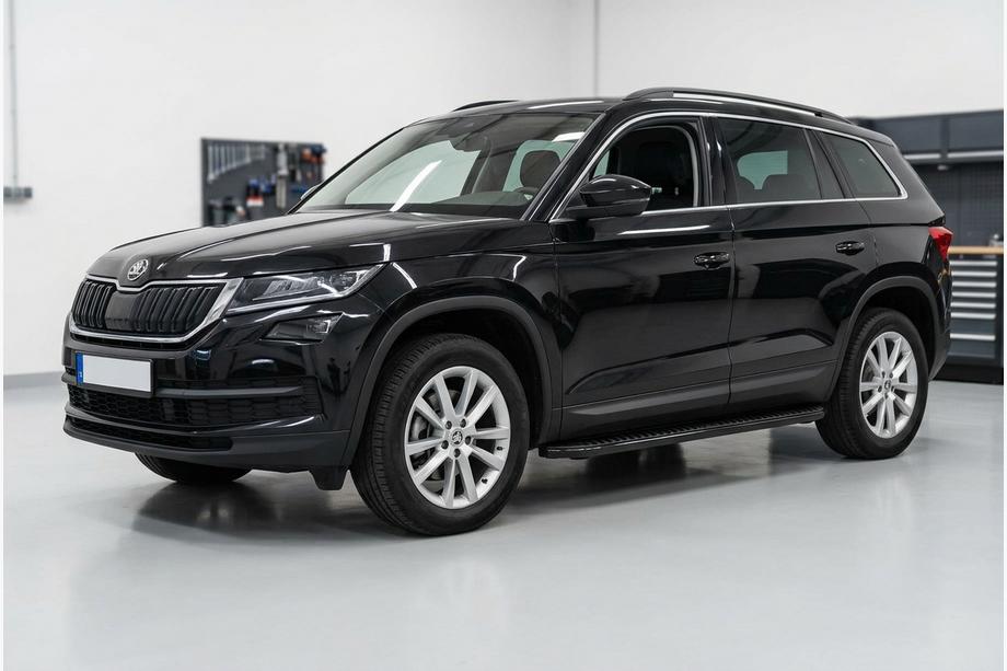 Skoda Kodiaq 2016–2023 Sidetrin Tayga Black (2 stk., aluminium) Image